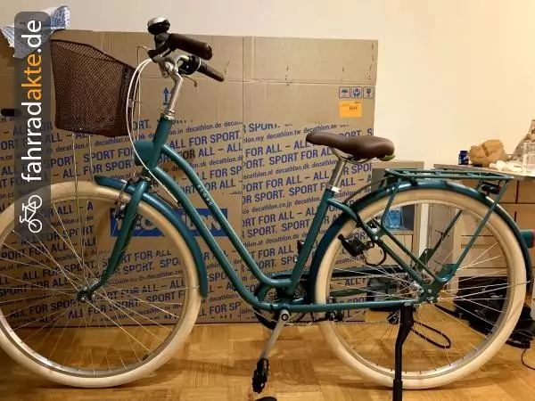 CITY BIKE 28 ZOLL ELOPS 520 LF DAMEN GRÜN