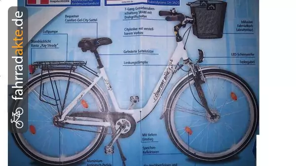 Damenrad City Bike tiefer Einstieg (28")