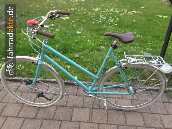 Damenrad Retro / Türkis