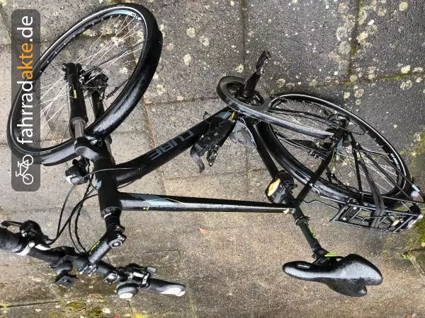Herren Fahrrad inkl. Sw, orangerot Kindersitz