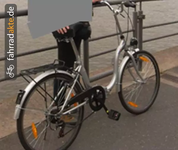 Klapp-­Fahrrad tiefer Einstieg; 24′′ Rä