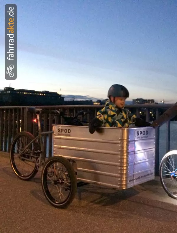 Lastenrad Prototyp mit Neigetechnik