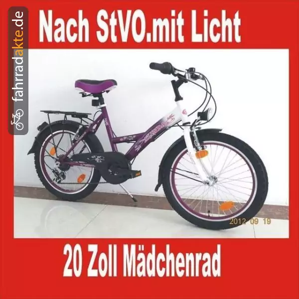Mädchenfahrrad 20 zoll