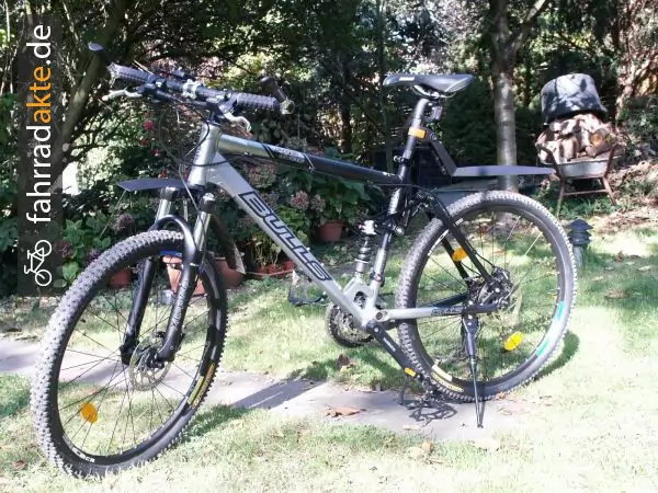 Mountainbike, BULLS, vollgefedert, schwarz