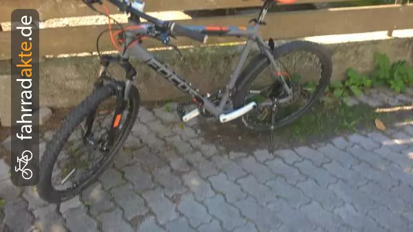 Mountainbike Focus Whistler Grau Schwarz Orange