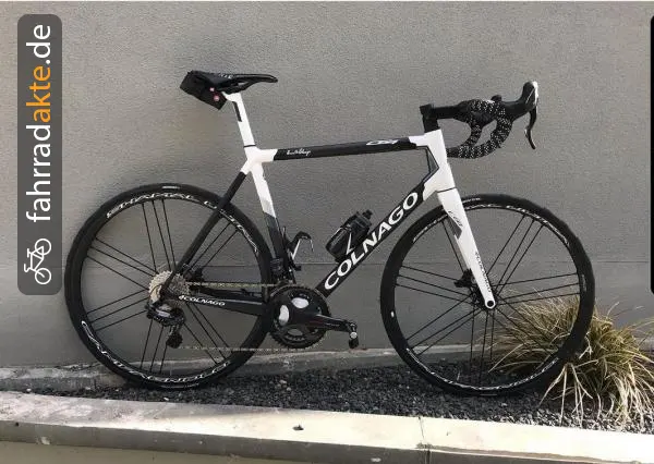 Rennrad Colnago C64 schwarz weiss