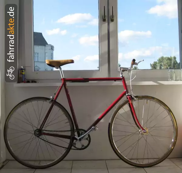 Singlespeed Columbus Custom Rahmen 58cm, Purpurrot